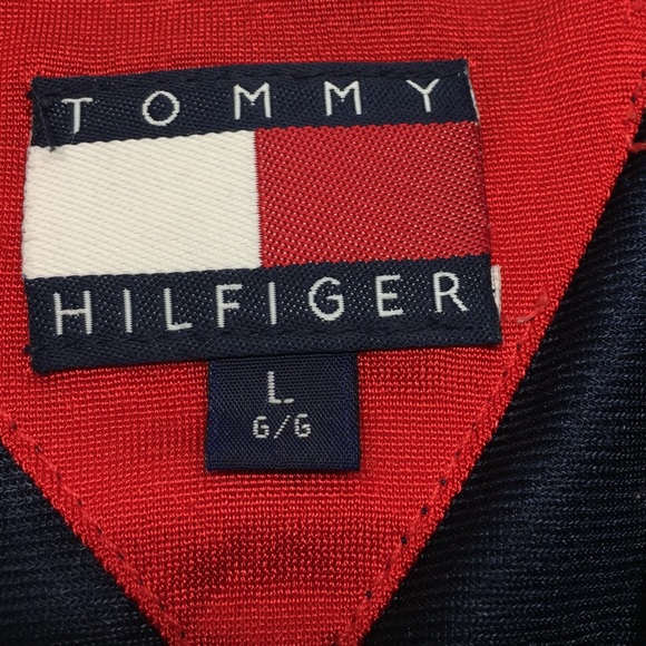 ❌SOLD❌ 90s Tommy Hilfiger Tank Top Spell Out Sz L - Picture 5 of 6